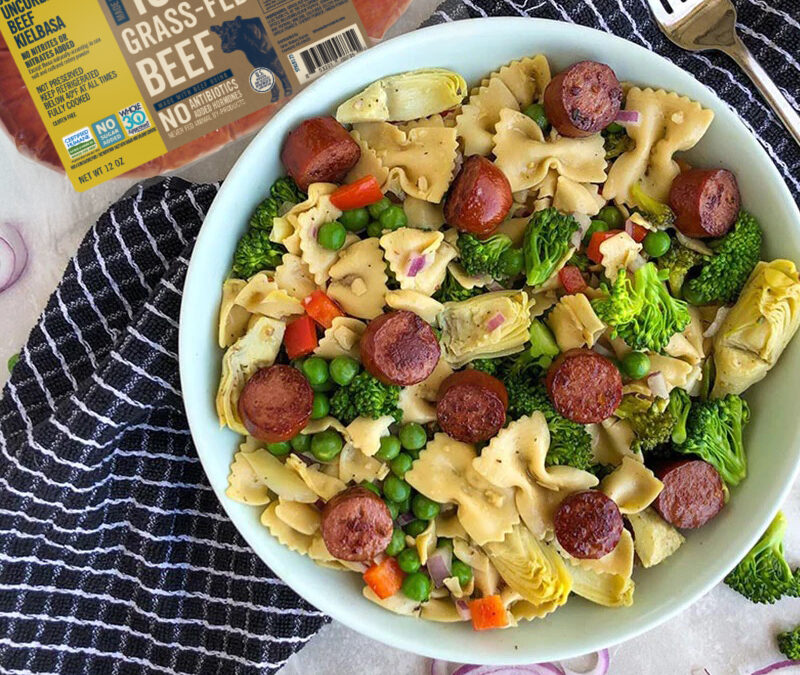 Kielbasa & Veggie Pasta Salad
