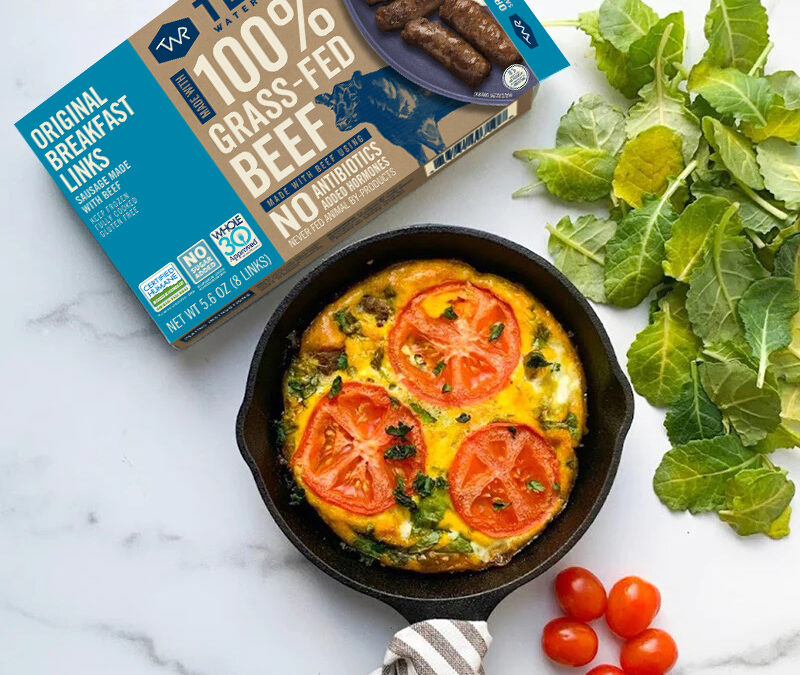 Tomato Basil Sausage Frittata