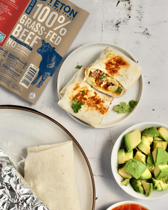Hot Dog, Egg & Cheese Breakfast Burrito
