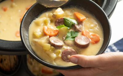 Slow Cooker Sausage Potato Soup