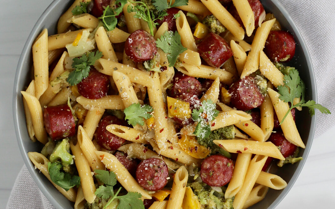 Cheesy Sausage Pasta