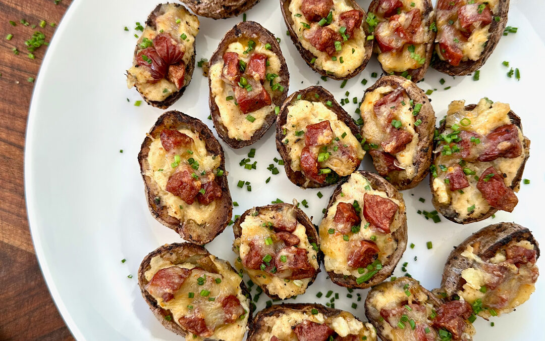 Air Fryer Loaded Potato Bites